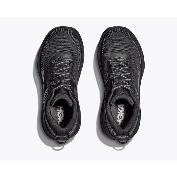 Hoka One One Bondi 7 Size 8 M Black Mens Running Shoes main image 4